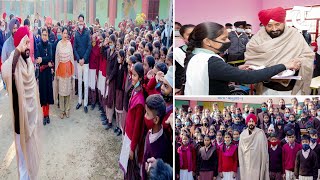 Punjab CM Charanjit Singh Channi pays surprise visit at govt school in Amritsar