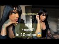 WATCH ME SLAY THIS WIG IN 10 MINS !!! | KLAIYI HAIR