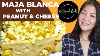 Maja Blanca with Peanut & Cheese