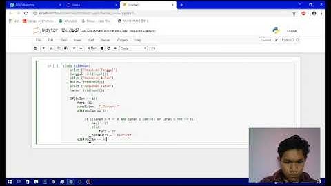 Program Sederhana Validasi Tanggal Kalender Menggunakan Python