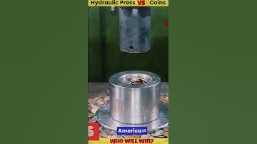 Hydraulic Press vs Coins Of Different Countries