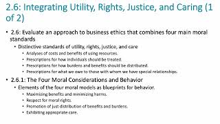 GBA 383   Chapter 2 Ethical Principles   Part 4
