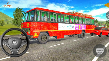 Indian Sleeper Bus simulator | 3D Bus Driving Game In Village Route - Bus Game Android Gameplay