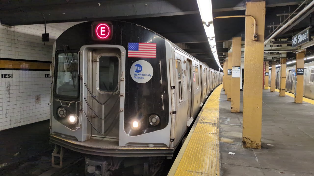 NYC Subway: R160 E Trains Rerouted via the C Line to 145 St & 168 St