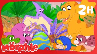 Easter 4: Painting Dinosaur Eggs | My Magic Pet Morphle | Morphle Dinosaurs | Cartoons for Kids