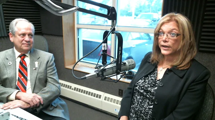 Calhoun County Treasurer Brian Wensauer and Melind...