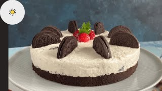 Pişmeyen OREOLU CHEESECAKE - Fırınsız Cheesecake Yapımı ve Cheesecake Tarifi ASMR | Tarif Sokağı