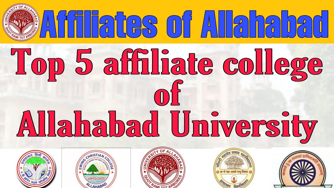 Top 5 affiliated college of Allahabad University Best colleges of