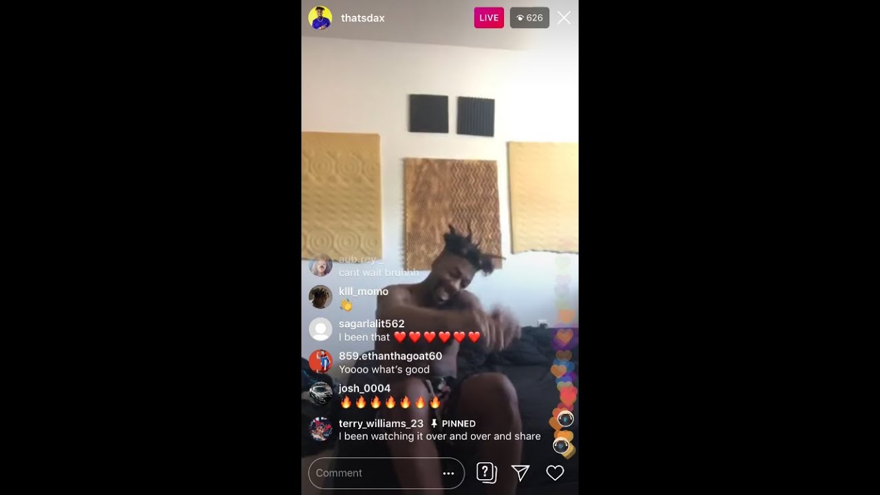 Dax Rapper Fire Dax shows FIRE sneak peak of unreleased song | Instagram live - YouTube