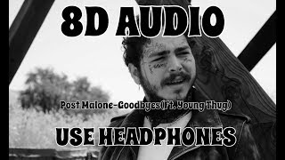 (8D AUDIO!!!)Post Malone-Goodbyes(Ft. Young Thug)(USE HEADPHONES!!!)