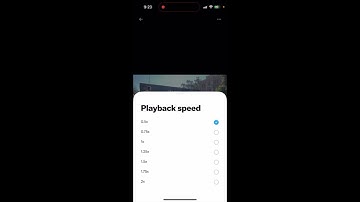 X/Twitter app - how to change video playback speed?