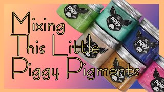 Mixing This Little Piggy Pigments - Rain & Pours - #19