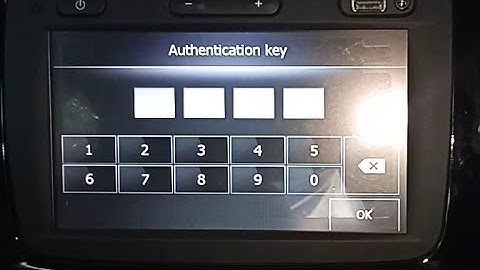 Renault authentication key