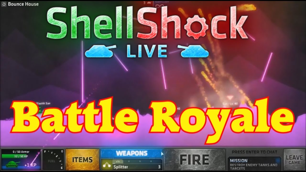 Shellshock Live - All War Games Levels - Fast & No Fails! 