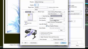 Photoshop CS6 - Printing to a Canon iPF Printer - Mac