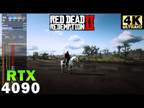 Red Dead Redemption 2 4K | RTX 4090 | Ryzen 9 7950X | Maximum Settings | DLSS ON & OFF