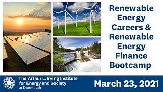 Renewable Energy Careers and Renewable Energy Finance Bootcamp