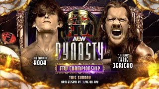 Chris Jericho vs Hook for FTW Championship at AEW Dynasty