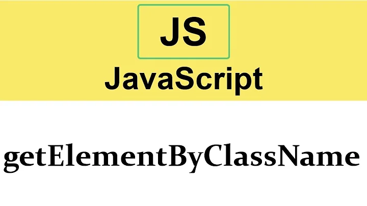 #24 getElementByClassName method in JavaScript