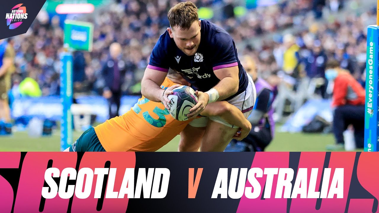 Scotland v Australia Extended Match Highlights Autumn Nations Series