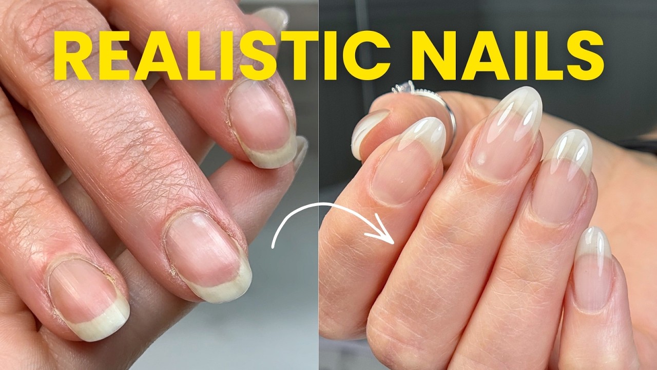 Реалистичное наращивание ногтей 😲 с использованием твердого геля