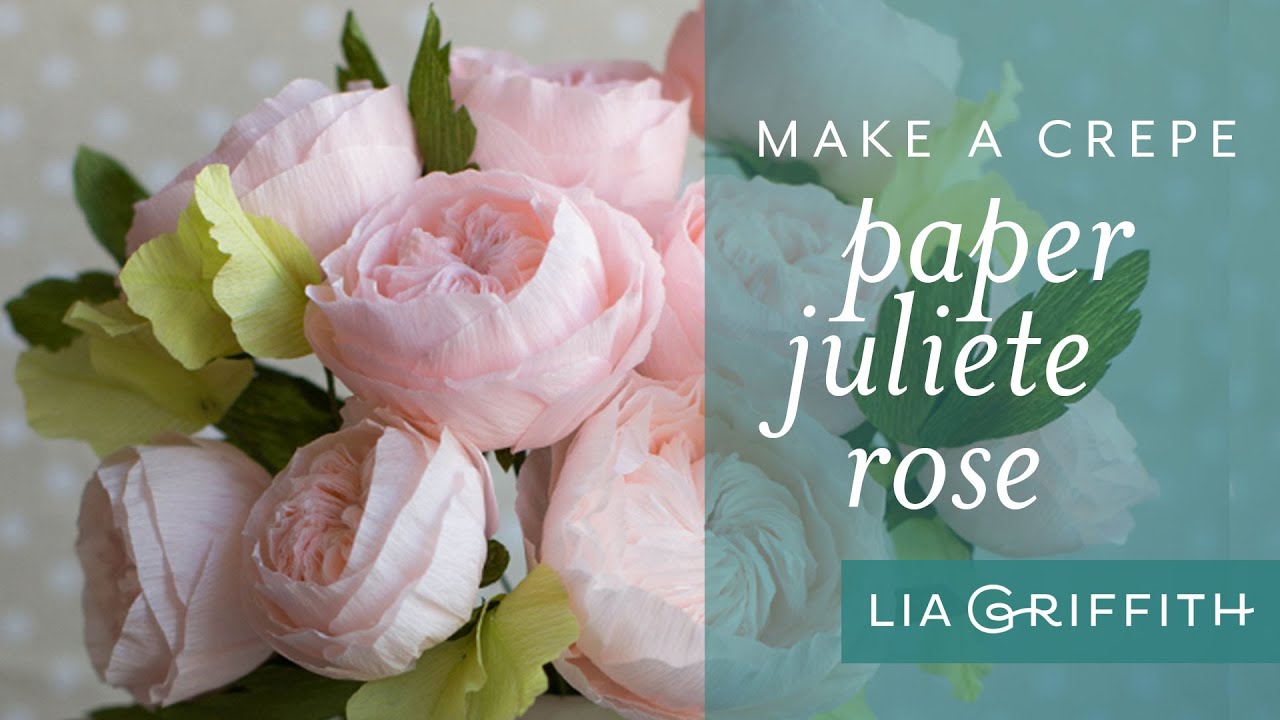 VIDEO: DIY Crepe Paper Bridal Bouquet - Lia Griffith