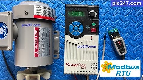 PowerFelex 525 "Modbus RTU" via Modbus Poll