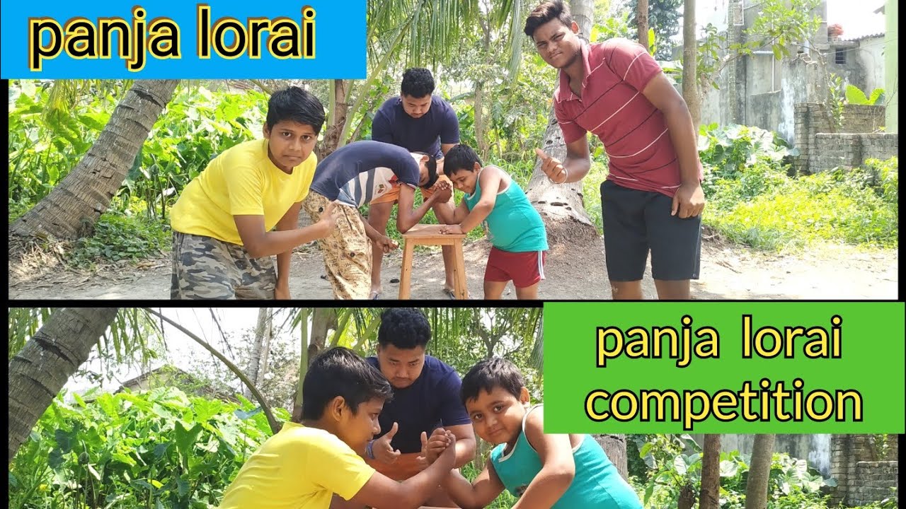 Funny video  panja lorai competition 