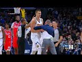 Nikola Jokic steps between his coach and the ref 😮