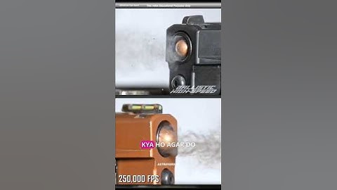 TWO Bullets Collision #science #sciencefacts #shorts