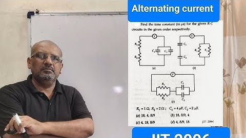 Find the time constant for the given RC circuits in correct (in μs)