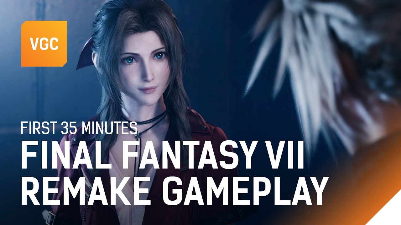 Final Fantasy VII Remake - First 35 minutes gameplay - YouTube