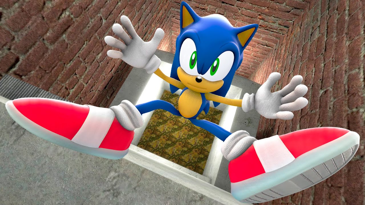 Sonic Ragdoll Physics - Epic Falls Compilation #44