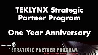 TEKLYNX Strategic Partner Program 1st Anniversary