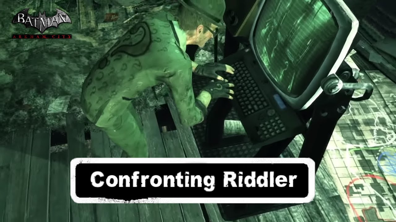 FR MOD; Batman; Arkham City; Confronting Riddler - YouTube