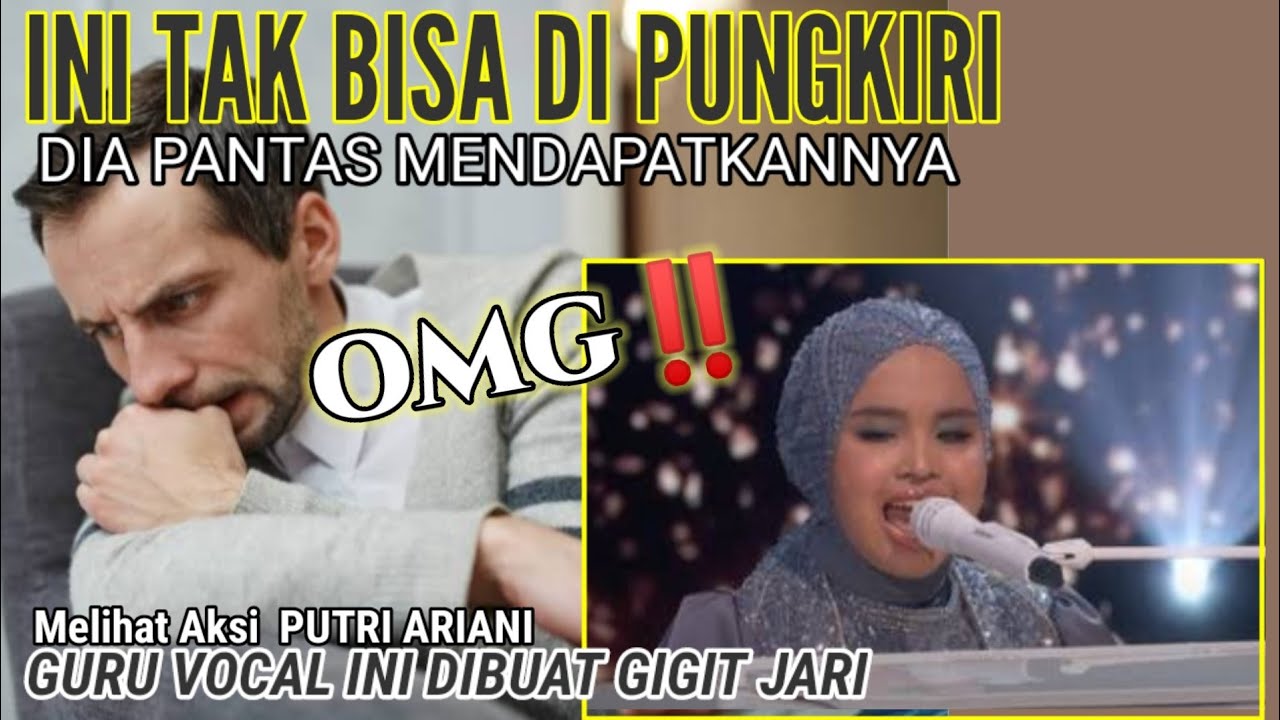 DILUAR NALAR | Guru vocal Asal Brazil SAMPAI GIGIT JARI Melihat ini | Putri Ariani Reaction