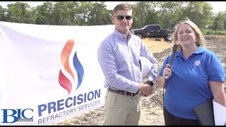 Precision’s Nathan Dagley discusses company’s new site during its official groundbreaking