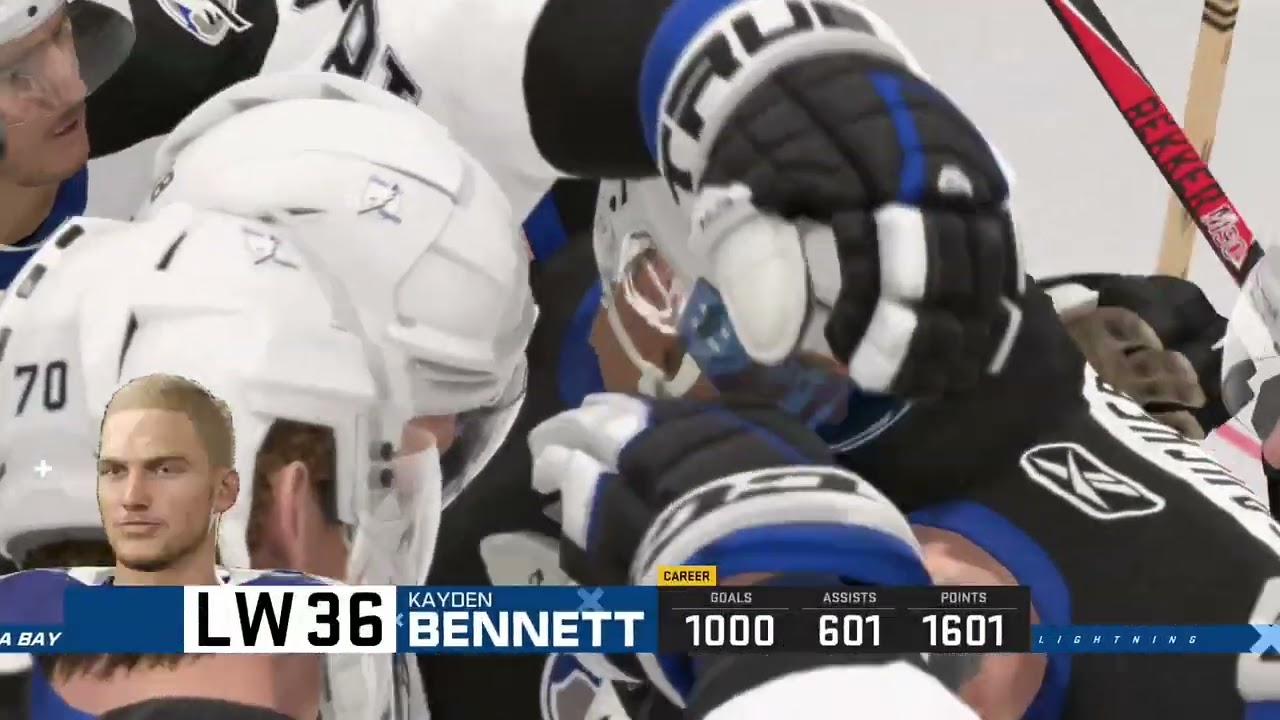 hitting 1,000 goals in NHL 22