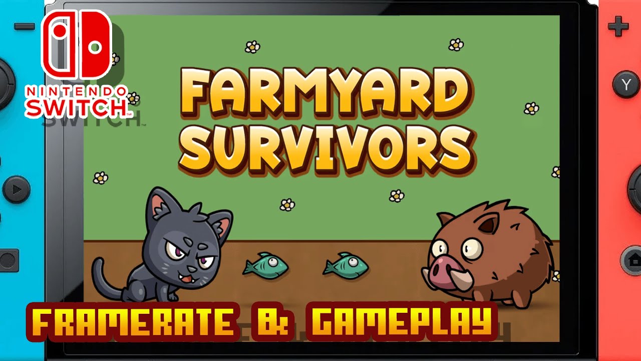 Farmyard Survivors - (Nintendo Switch) - Framerate & Gameplay
