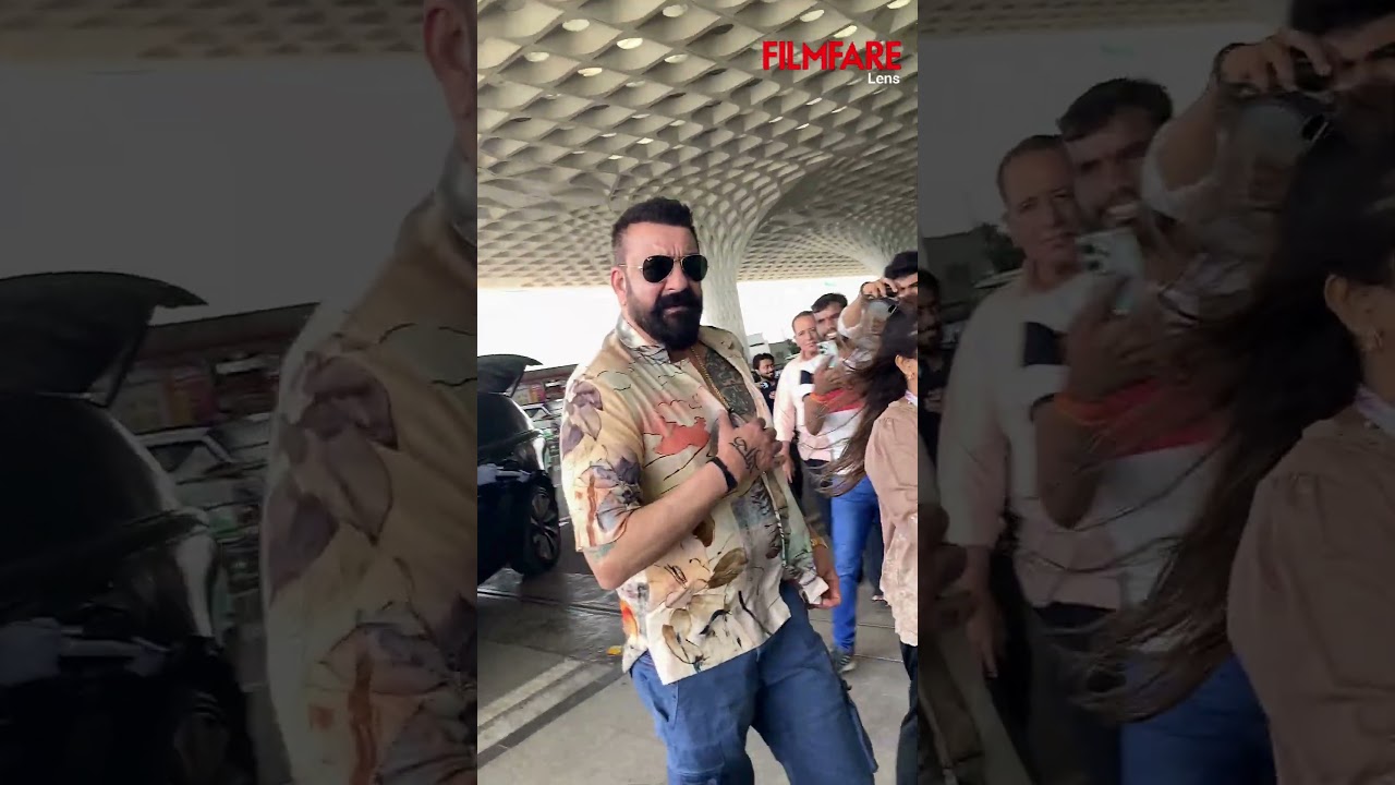 Sanjay Dutt gets snapped at the airport looking super cool as usual