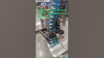 Agarbatti Pouch Packing Machine horizontal type woth counting System.