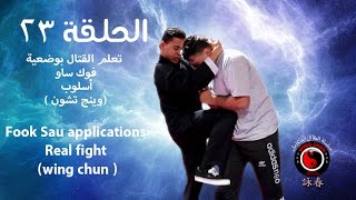 تعلم القتال بوضعية فوك ساو أسلوب وينج تشون Fook sau applications(Real fighting) screenshot 5