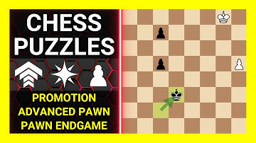 Chess Puzzles to Practice. Themes: Promotion, Advanced pawn, Pawn endgame. Learn Chess