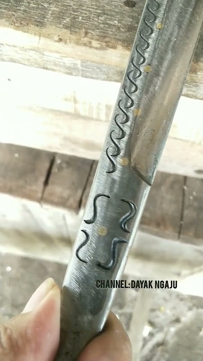1 Bilah Mandau yang gagah & tampan, Khas suku Dayak Ut Danum Ngaju. #dayak #mandau