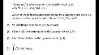 AP Calculus Continuity 6/8