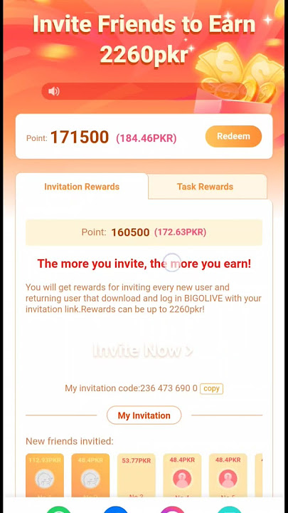 Bigo live referral bonus || How to earn from bigo live ||
