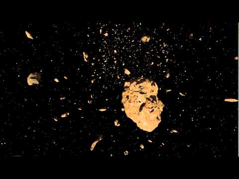 Blender asteroid animation