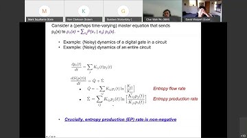 First IBM Research Workshop on the Informational Lens: Day 4. Talk by David Wolpert