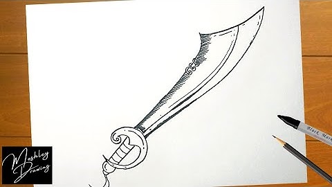 How to Draw a Pirate Sword Easy Step by Step