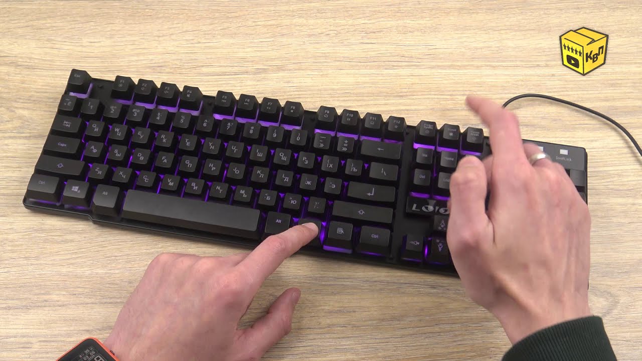 ???? Клавиатура с подсветкой с АлиЭкспресс - Максимально унылая клавиатура из Китая фото